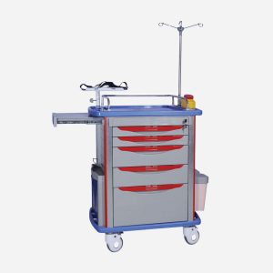 Chariot d'urgence en ABS